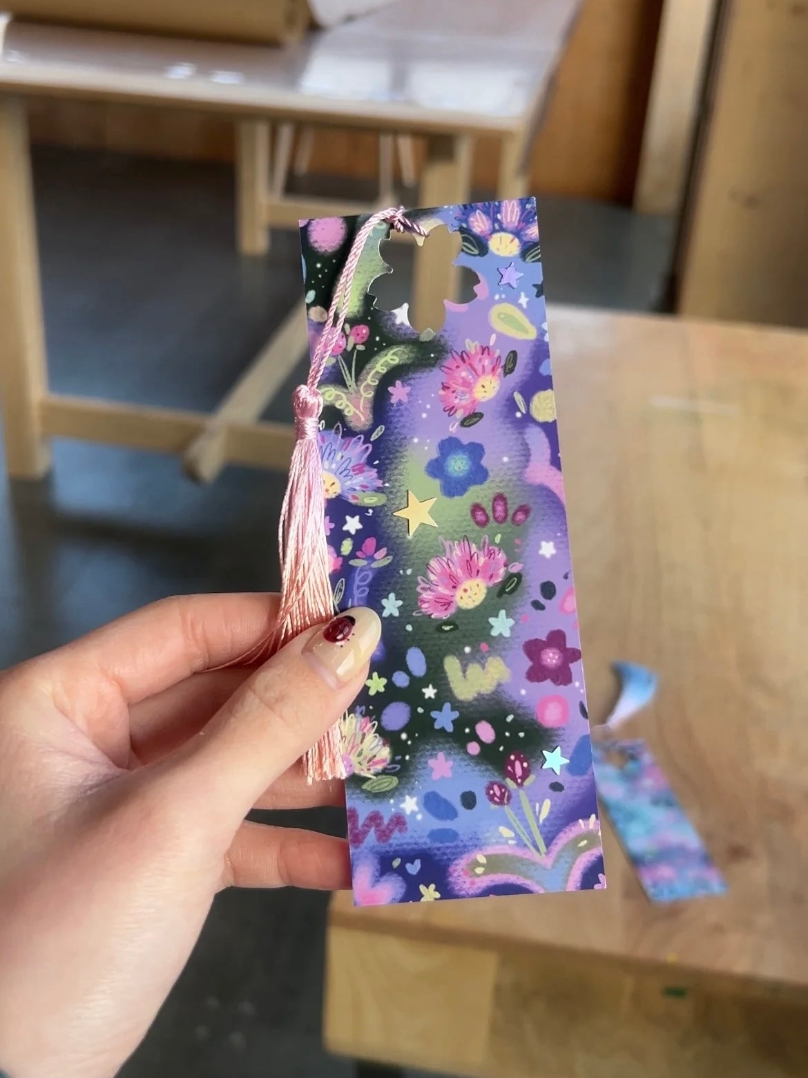 Double-sided bookmark: Meadow